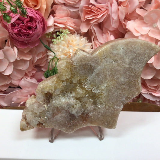 Pink Amethyst Bat
