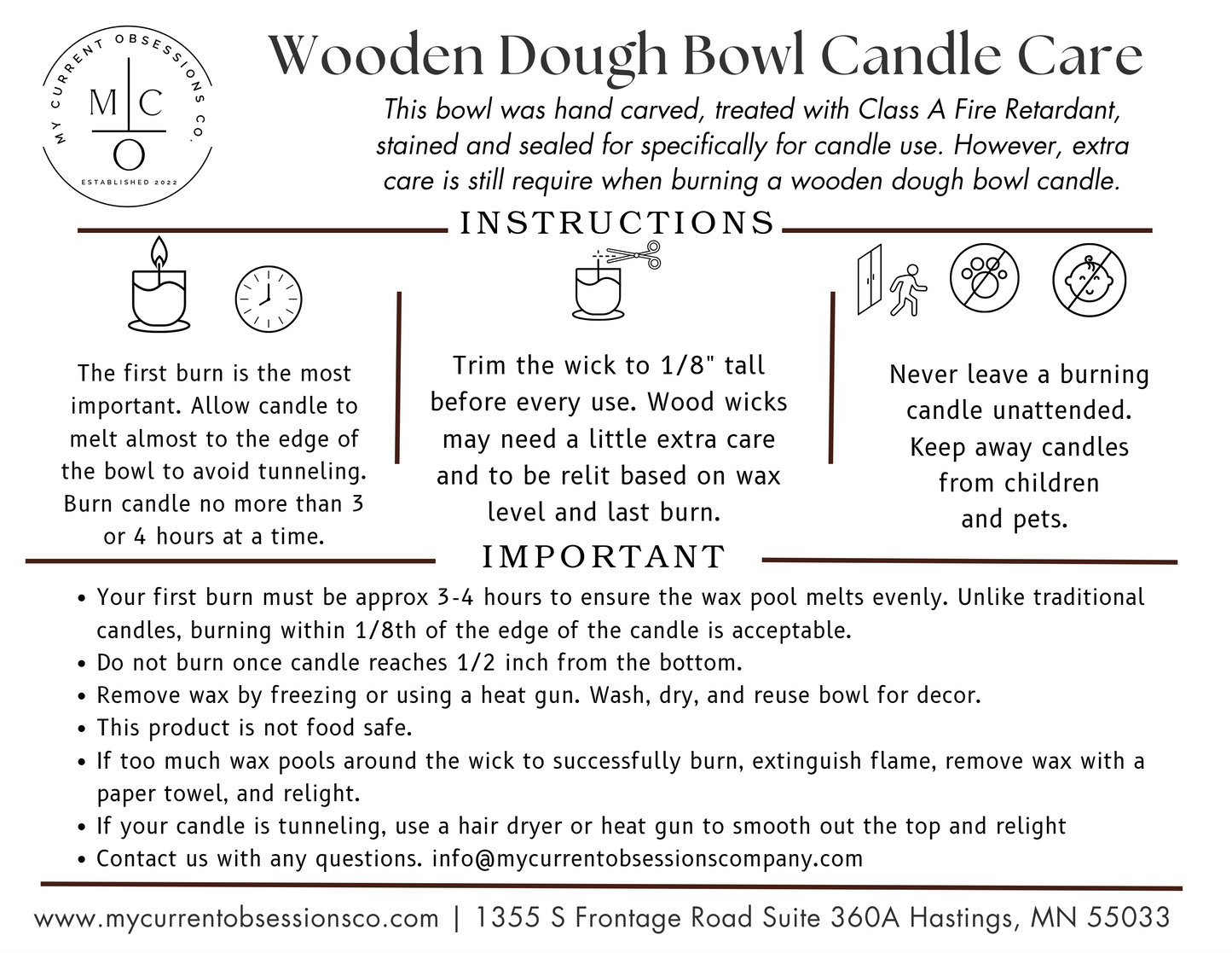 Wood Wick Traditional Dough Bowl Candles - My Current Obsessions Co.
