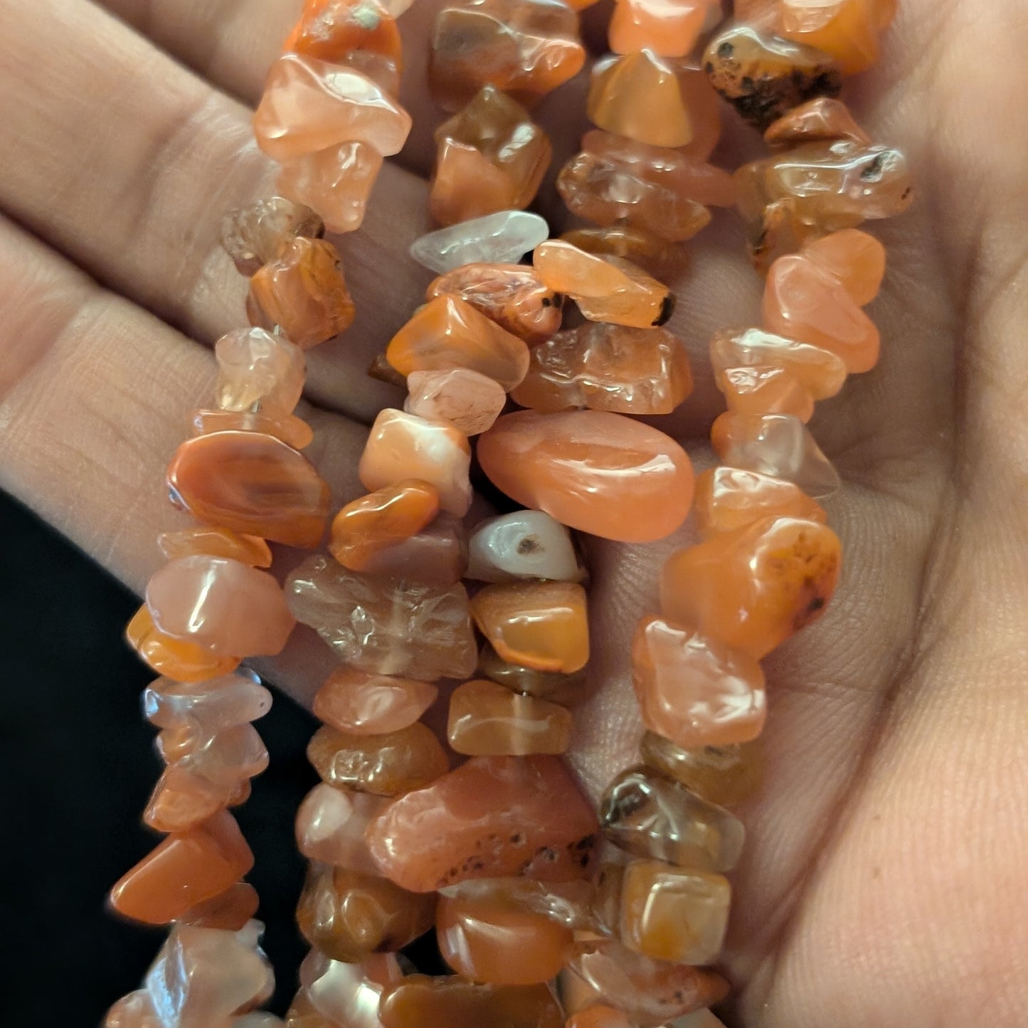 Carnelian Chip Necklace