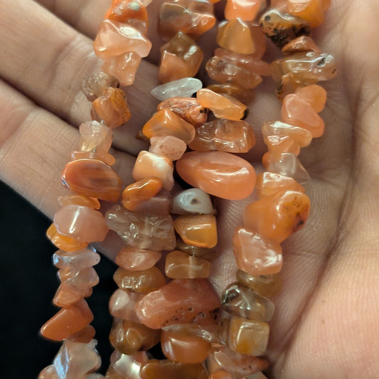 Carnelian Chip Necklace