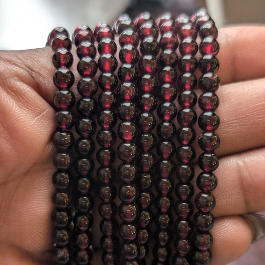 4mm Garnet Bracelets