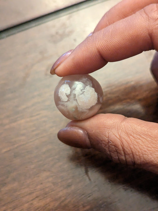 Flower Agate Mini Spheres