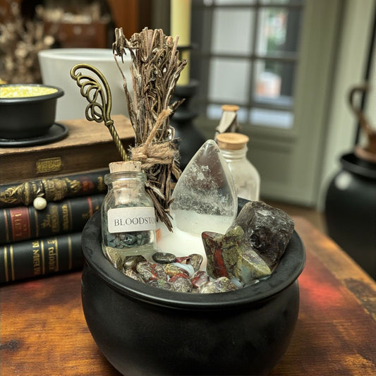 Inner Strength & Understanding - Crystal Cauldron Intentions Candle
