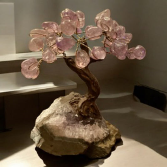 Amethyst Tree on Raw Amethyst