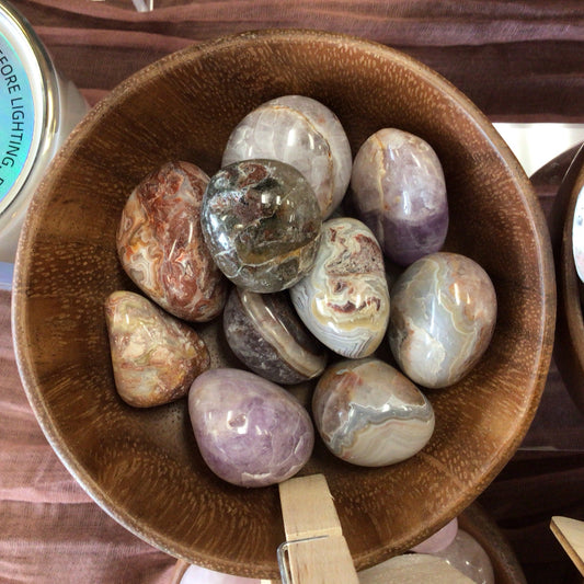 Amethyst Agate Tumble