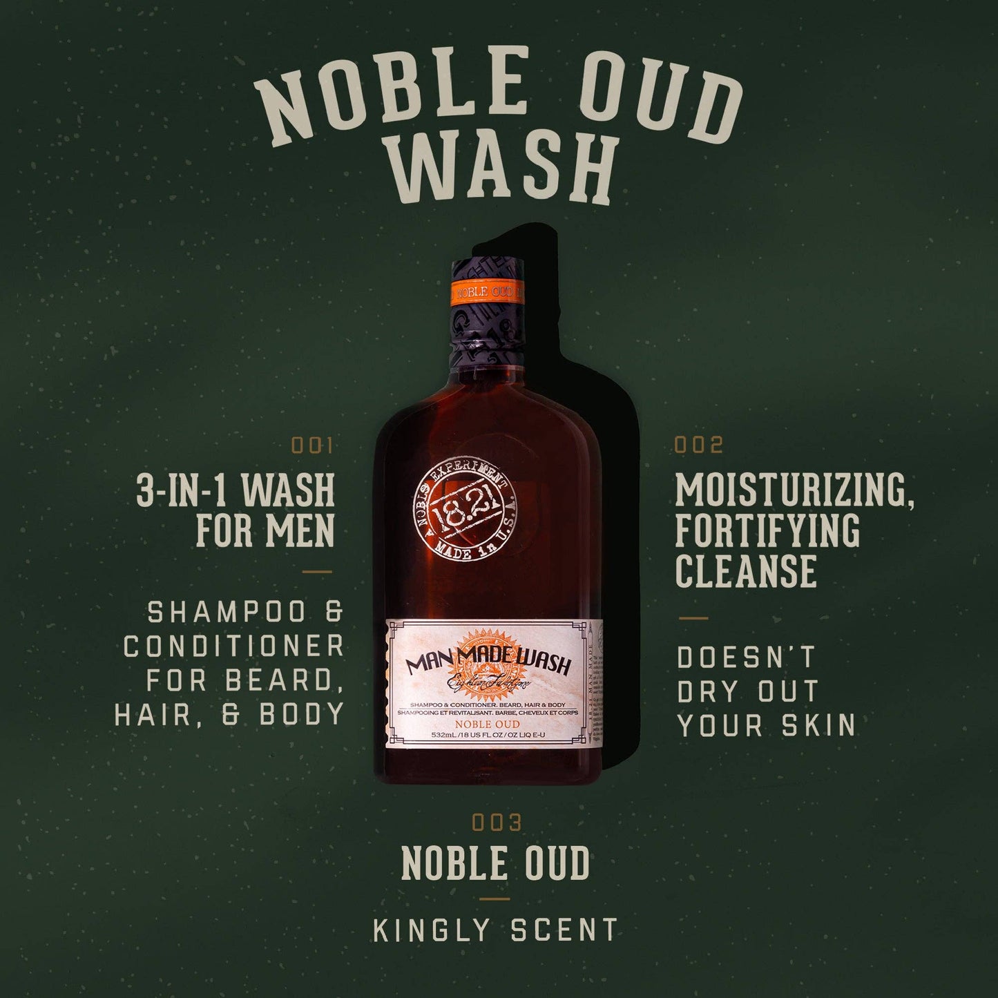 Noble Oud - 1821 Man Made Wash