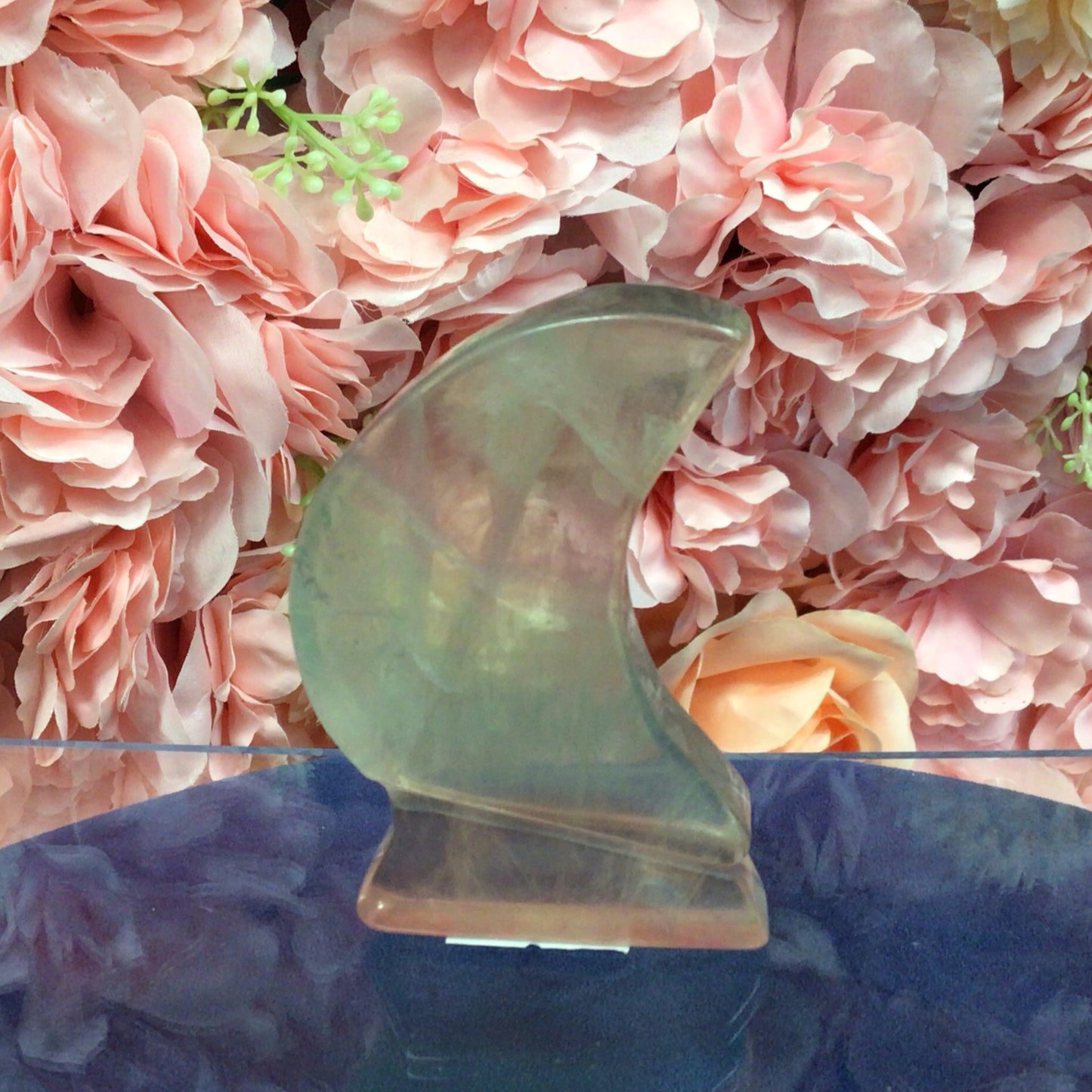 Fluorite 3” Crescent Moon