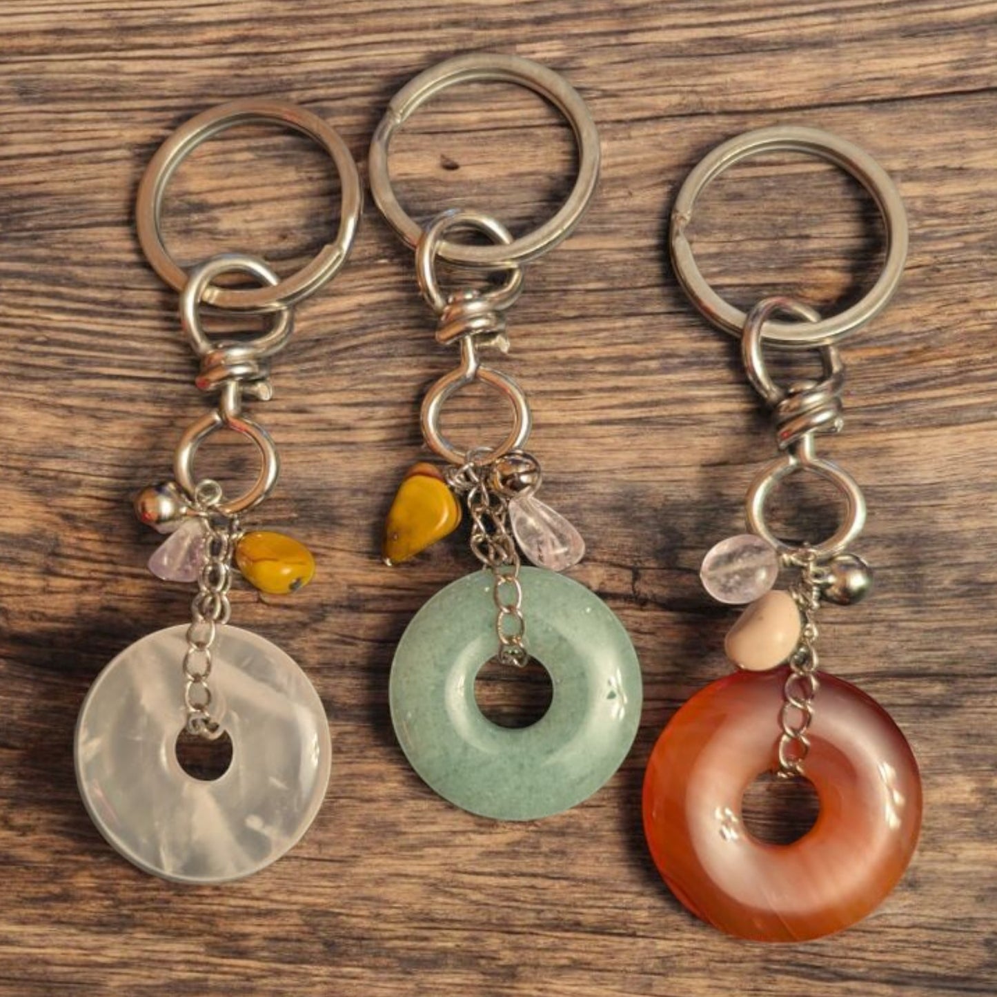 Ring Stone Keychain