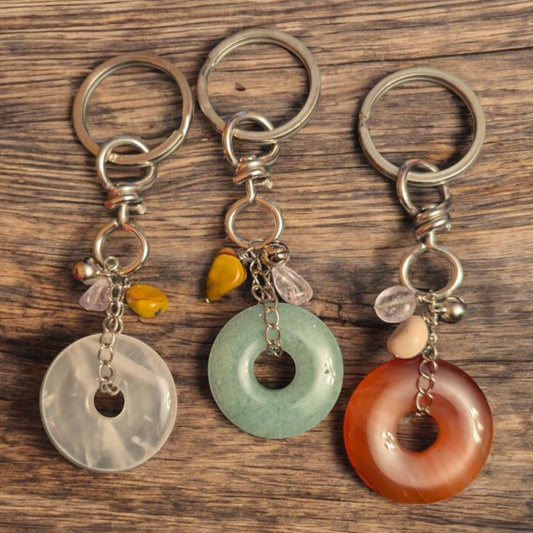Ring Stone Keychain