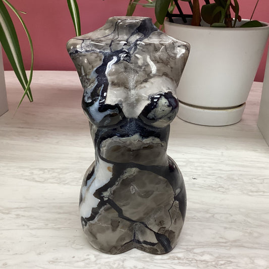 Volcano Agate Body Sculpture #L159983