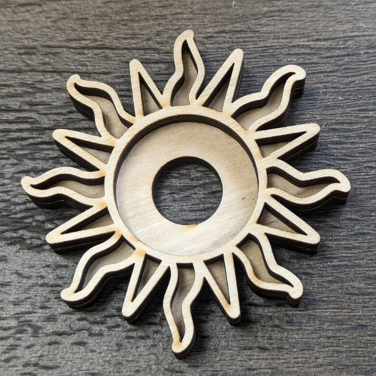 Sun Wooden Sphere Holder