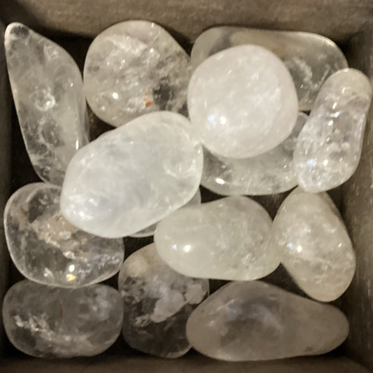 Clear Quartz Tumbles
