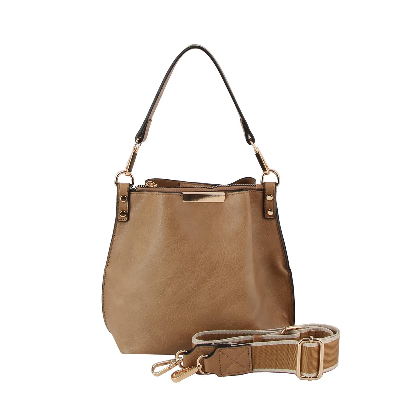 Sand Hobo Handbag