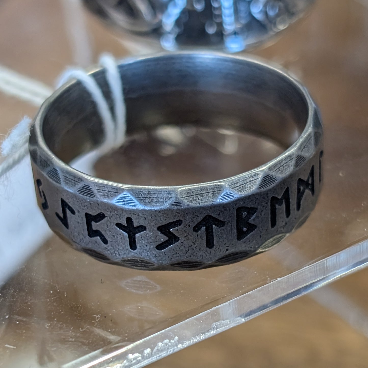Hammer Stamped Nordic Ring