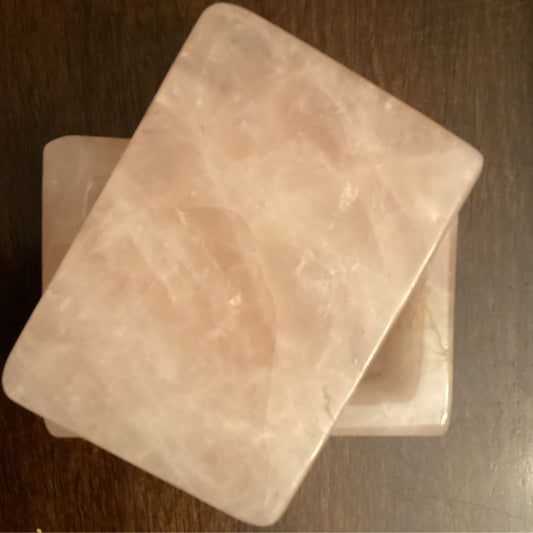 Rose Quartz Crystal Box