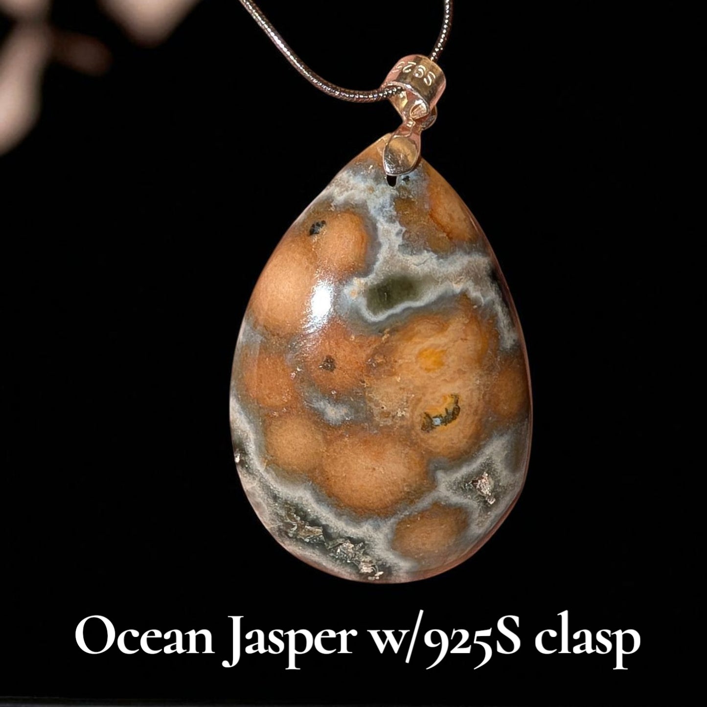 Ocean Jasper Pendant Necklace