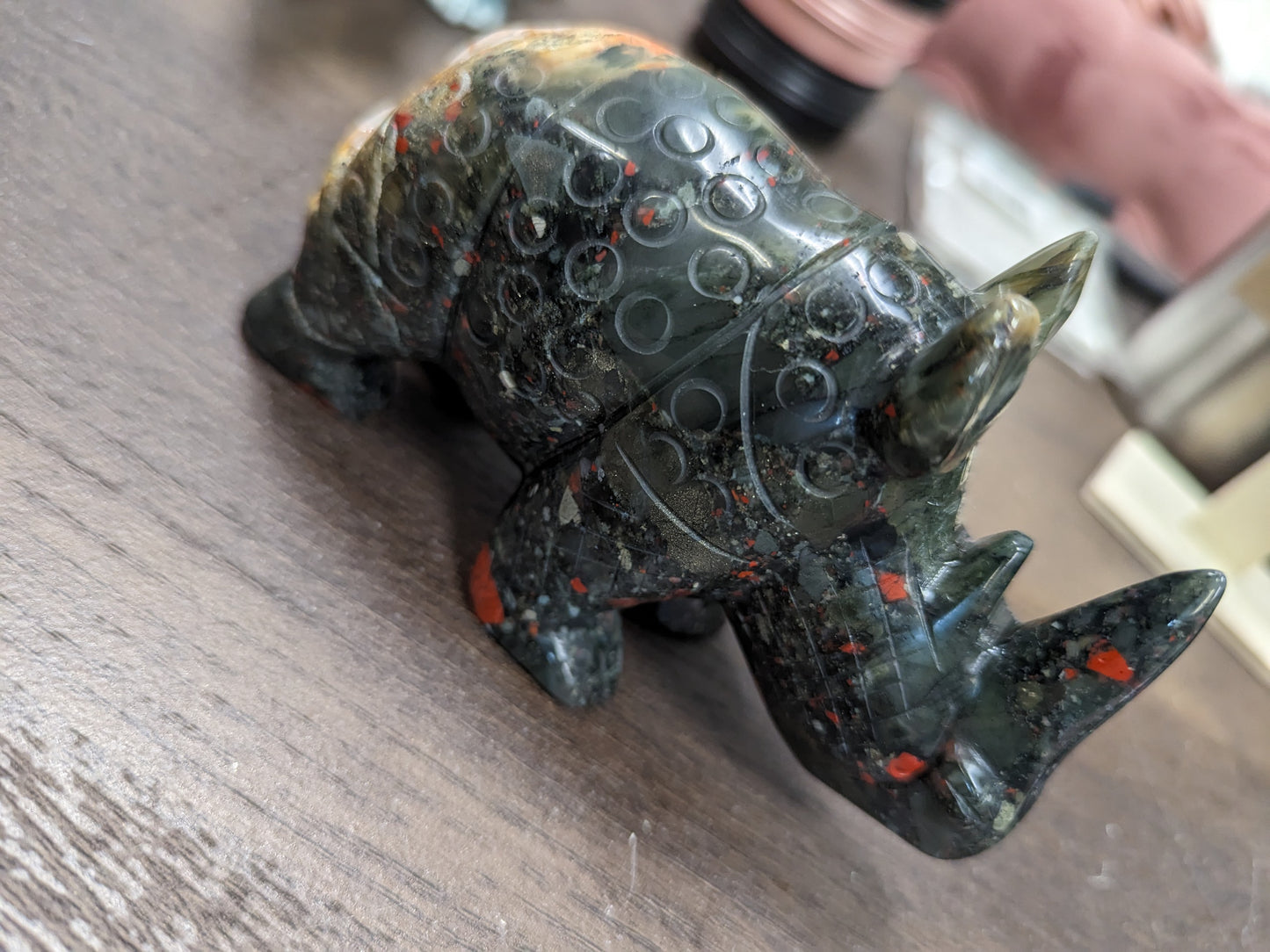 African Bloodstone Rhino