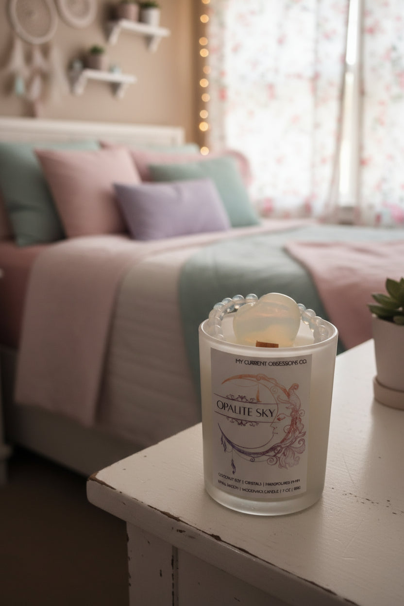 Opalite Sky Candle - The TS Collection