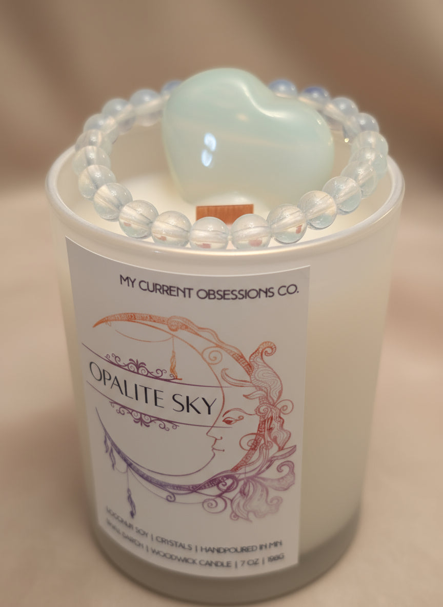 Opalite Sky Candle - The TS Collection