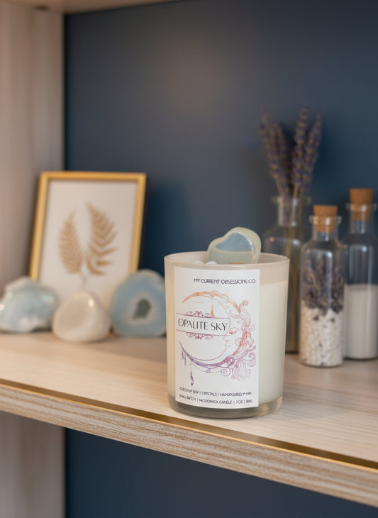Opalite Sky Candle - The TS Collection