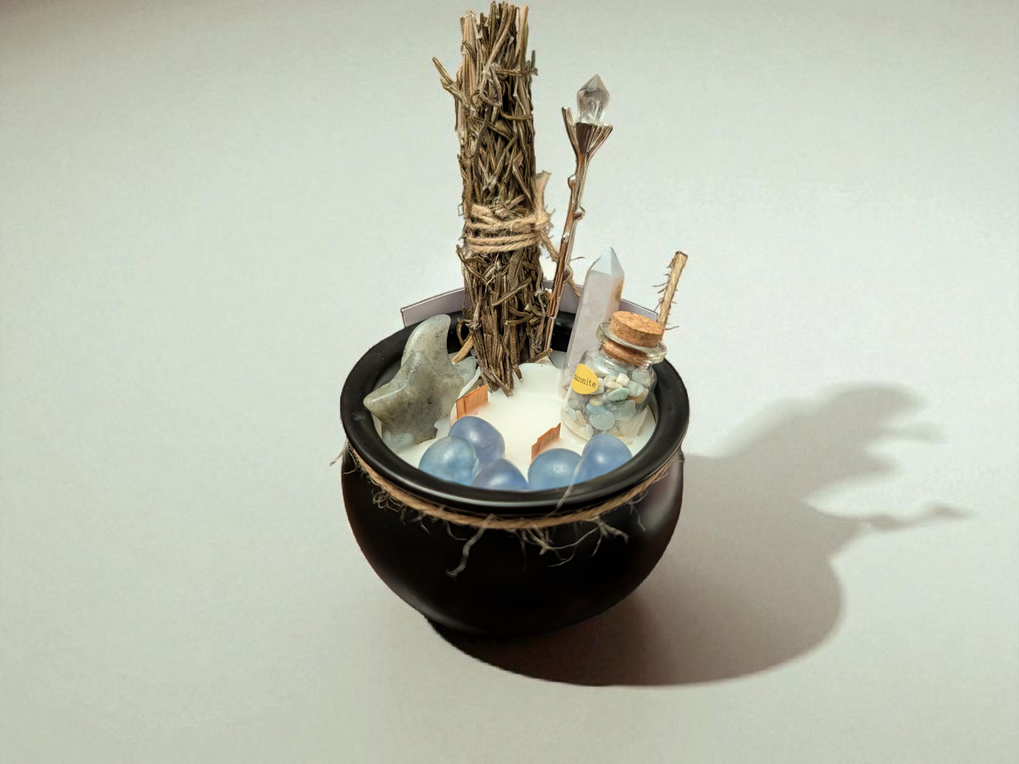 Inner Strength & Understanding - Crystal Cauldron Intentions Candle
